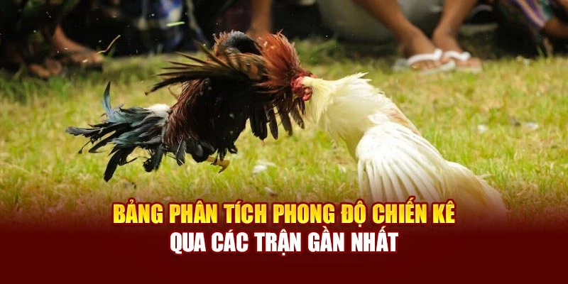 Bảng phân tích phong độ chiến kê qua các trận gần nhất
