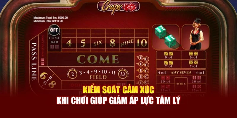 Kiểm soát cảm xúc khi chơi giúp giảm áp lực tâm lý