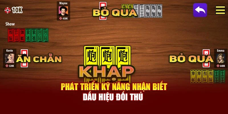 Phát triển kỹ năng nhận biết dấu hiệu đối thủ