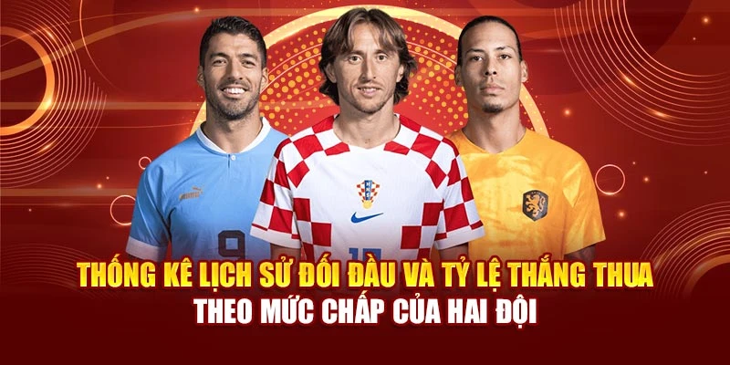 Thống kê lịch sử đối đầu và tỷ lệ thắng thua theo mức chấp của hai đội